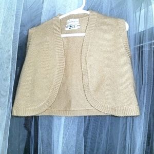 Sale. Vintage Childrens Sleveless Open Vest